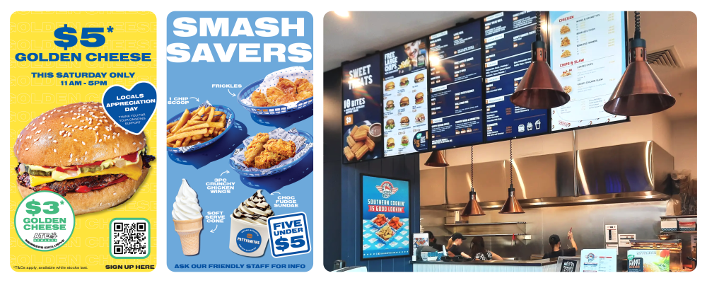 fusion menu board
